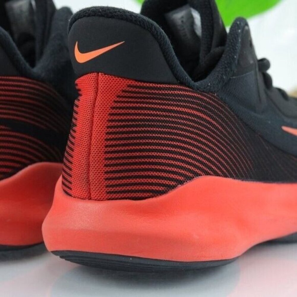 Nike Precision4 Sneaker Men's Size 8 Black Camellia Chile Red Basketball Shoe - Picture 6 of 12